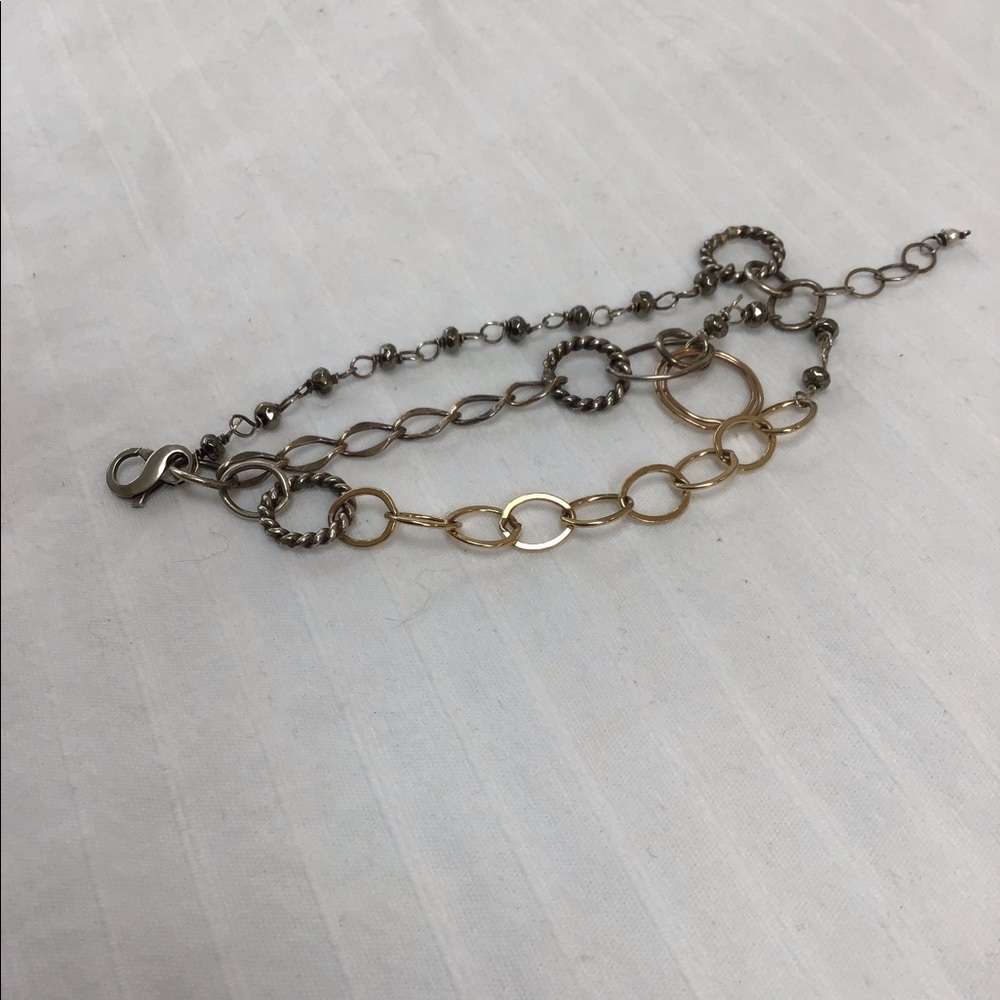 ARTISAN CUSTOM MADE THREE CHAIN BRACELET